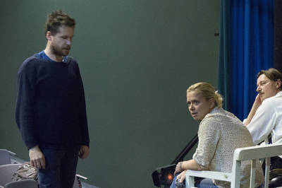 Rusznyák Gábor rendező, Csapó Virág, Kocsis Pál - © theater.hu - Ilovszky  Béla